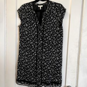 Silk joie print dress